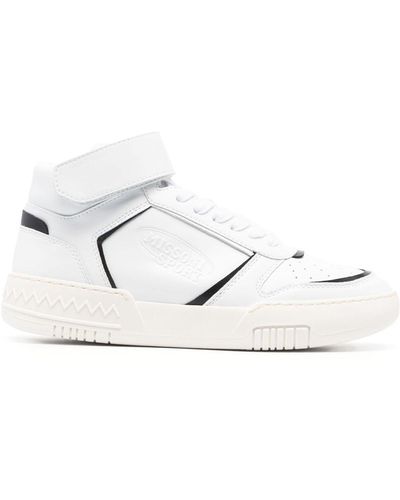 Missoni High-Top-Sneakers mit Logo-Print - Weiß