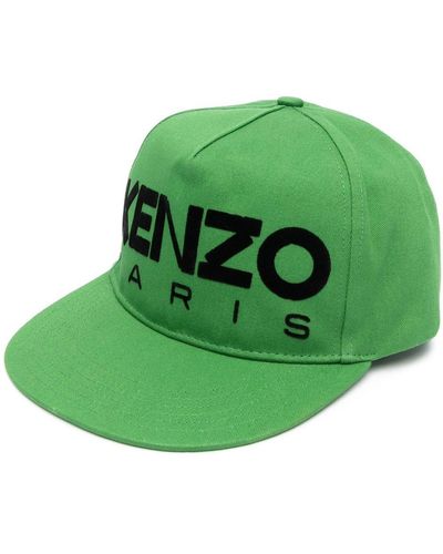 KENZO Logo Baseball Cap - Green