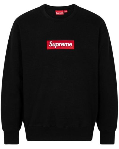 Supreme Sweatshirt mit Rundhalsausschnitt - Schwarz