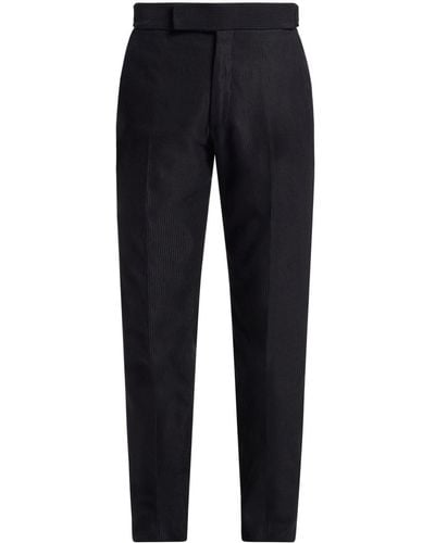 Tom Ford Corduroy Tailored Trousers - Blue