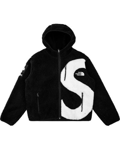 Supreme X The North Face S Logo Fleece Jacket - Black