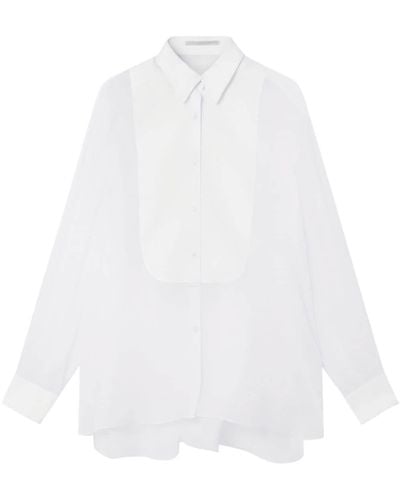 Stella McCartney Camisa S-Wave con botones - Blanco