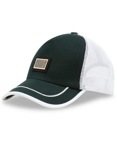 Dolce & Gabbana Cappello da baseball con applicazione - Verde