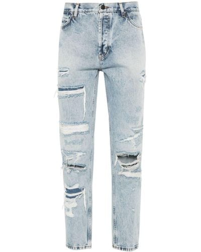 HUGO Jeans con effetto vissuto - Blu