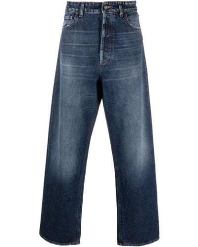 A_COLD_WALL* Vintage-wash Wide-leg Jeans - Blue