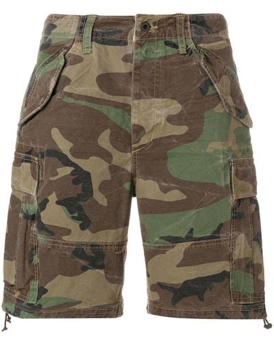Polo Ralph Lauren Camo Cargo Shorts - Brown