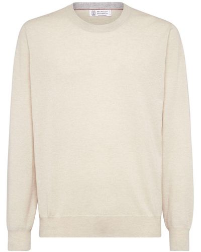 Brunello Cucinelli Klassischer Kaschmirpullover - Mehrfarbig