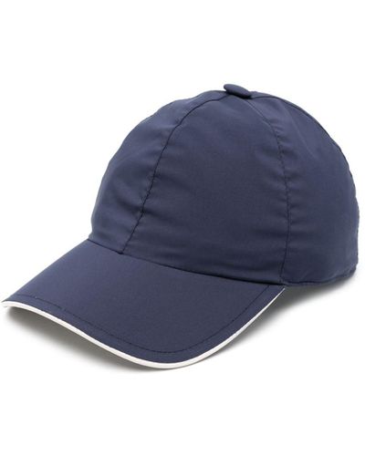 Fedeli Cappello con rifinitura a contrasto - Blu