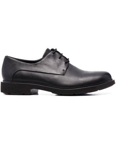 Camper Front Lace-up Fastening Shoes - Black