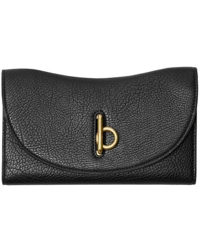 Burberry Rocking Horse Leather Wallet - Black