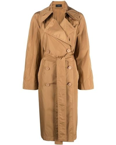 JOSEPH Wide-sleeve Trench Coat - Natural