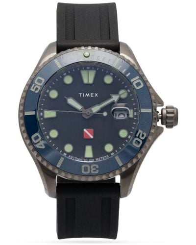Timex Reloj Tiburón Automatic de 44 mm - Azul