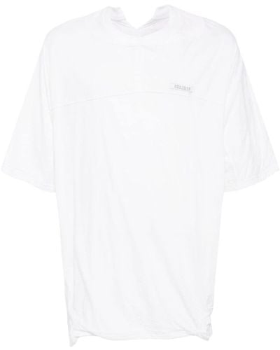 Undercover T-shirt a doppio strato - Bianco