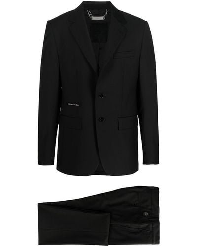 Philipp Plein Costume à veste à simple boutonnage - Noir