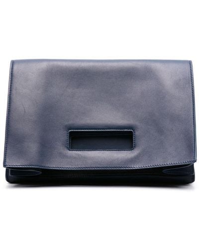 Khaite Hudson Leather Tote Bag - Gray