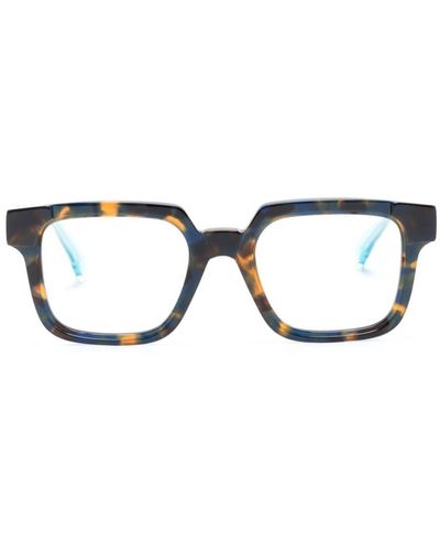 Kuboraum Eckige Brille in Schildpattoptik - Braun
