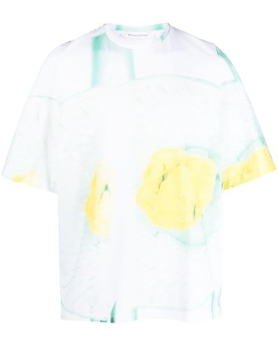 Bianca Saunders T-shirt Met Grafische Print - Wit