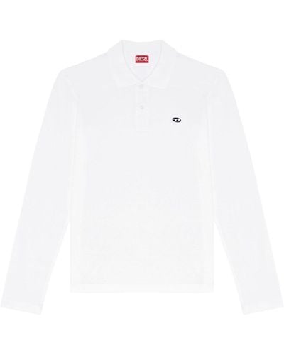 DIESEL T-smith Cotton Polo Shirt - White