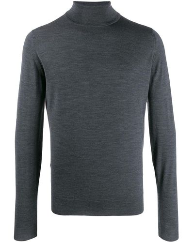 John Smedley Cherwell Roll Neck Sweater - Gray