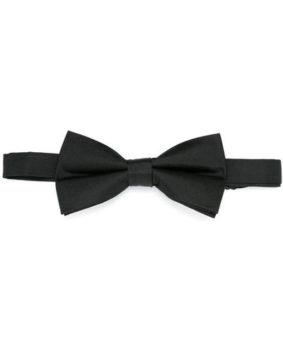 Sandro Adjustable Silk Bow Tie - Black