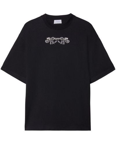 Off-White c/o Virgil Abloh T-shirt à imprimé Tatto Bandana Arrow - Noir