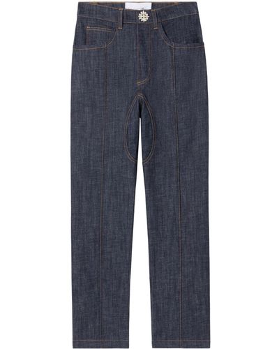 AZ FACTORY X Lutz Huelle Formal Straight-leg Jeans - Blue