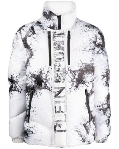 Philipp Plein Splash Extreme パデッドジャケット - ホワイト