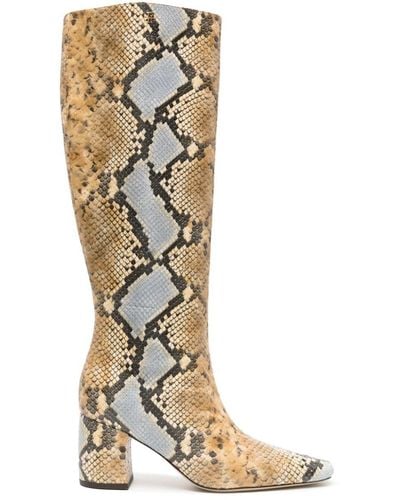 Tory Burch Tall Banana 55mm Leather Boots - White