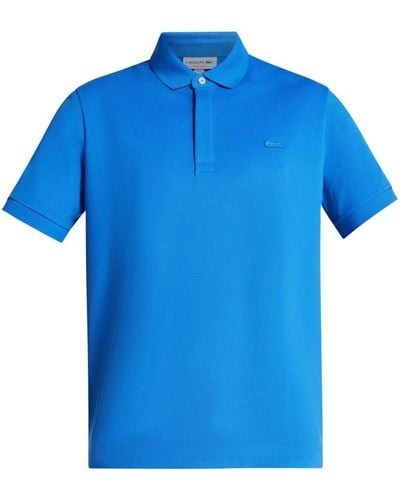 Lacoste Logo-appliqué Polo Shirt - Blauw