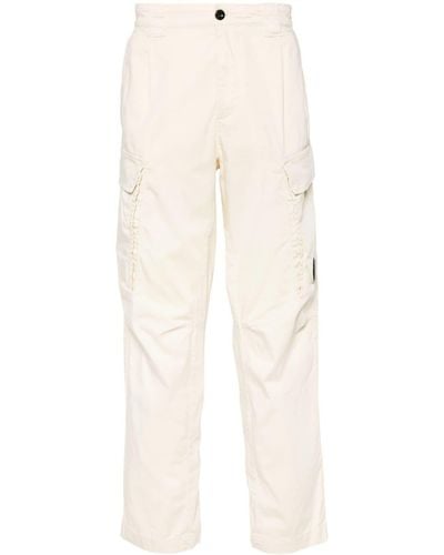 C.P. Company Pantalones cargo ajustados stretch - Blanco
