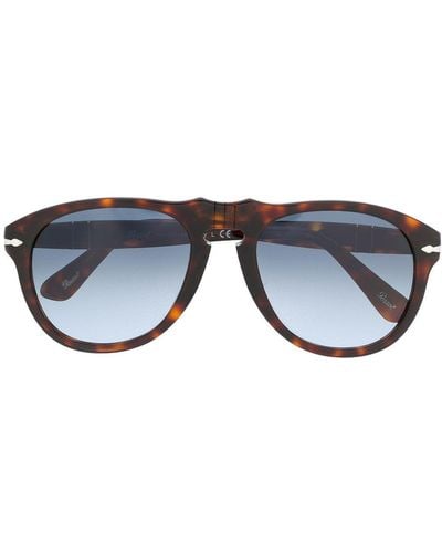 Persol Round Framed Sunglasses - Brown