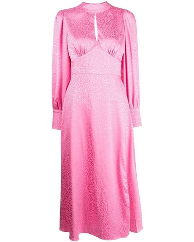 Olivia Rubin Izzie Midi Dress - Pink