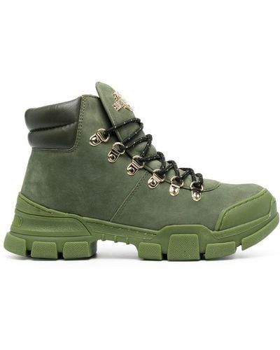 Love Moschino Lace-up Ankle Boots - Green