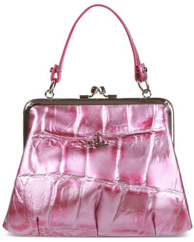 Vivienne Westwood Granny Frame Mini Tote Bag - Pink