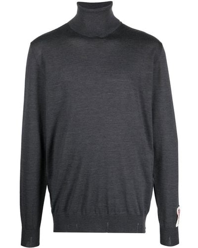 Golden Goose Roll Neck Wool Sweater - Grey