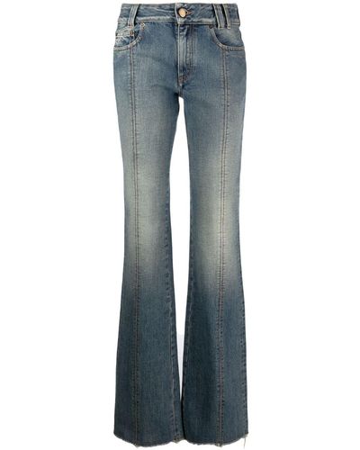 Alessandra Rich Ausgestellte Jeans - Blau