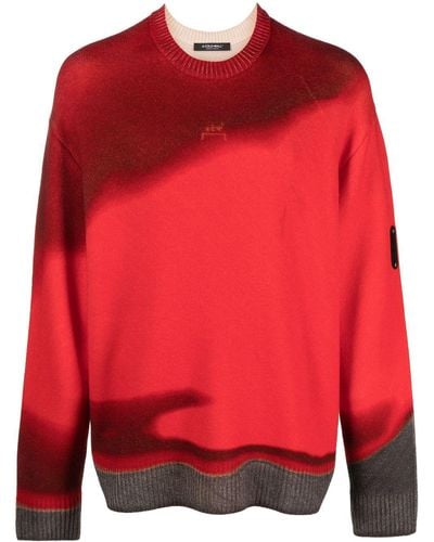 A_COLD_WALL* Gradient-effect Wool Sweater - Red