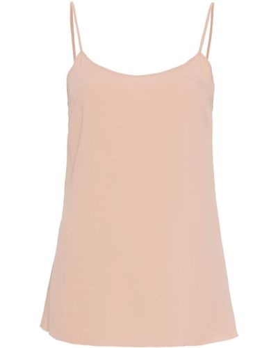 Alberta Ferretti Top con ribete - Rosa