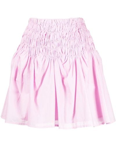 Merlette Elasticated Waistband Mini-skirt - Pink