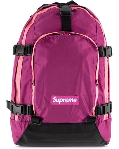 Supreme Rucksack mit Logo-Print - Pink