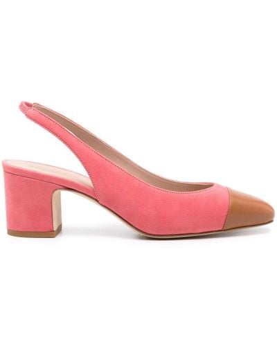 SCAROSSO Miranda 65mm Slingback Court Shoes - Pink