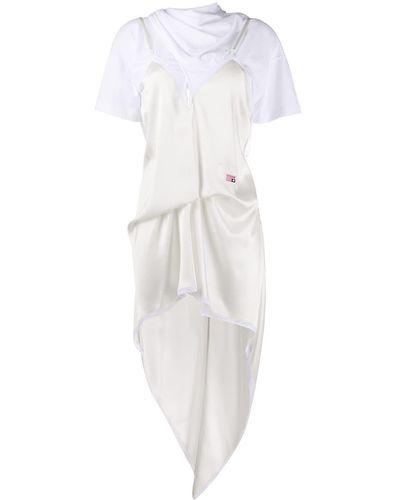 Alexander Wang Asymmetric Layered Dress - White
