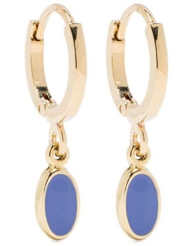 Isabel Marant Casablanca Medallion Pendant Earrings - Blue