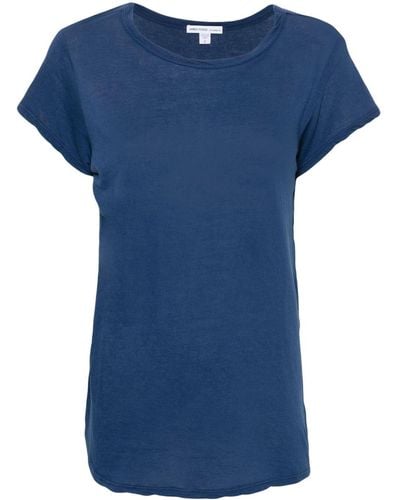 James Perse Short-sleeve Cotton T-shirt - Blue