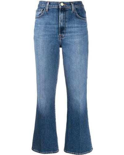 J Brand Julia High-rise Kick-flare Jeans - Blue
