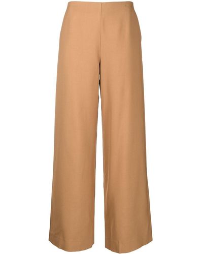 GOODIOUS Wide-leg Trousers - Brown