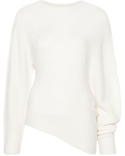 Christian Wijnants Klean Asymmetric Sweater - White
