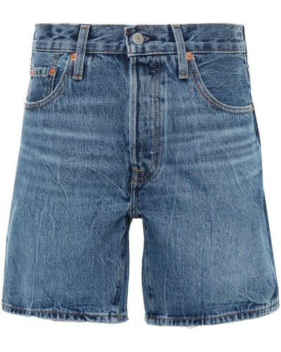 Levi's 501 Katoenen Shorts - Blauw