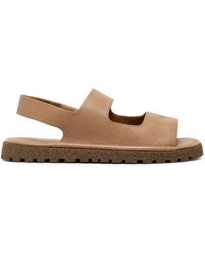 Marsèll Cut-out Leather Sandals - Brown