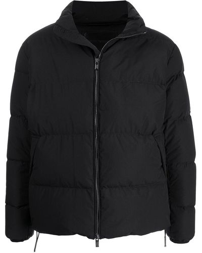 Emporio Armani Padded High-neck Jacket - Black